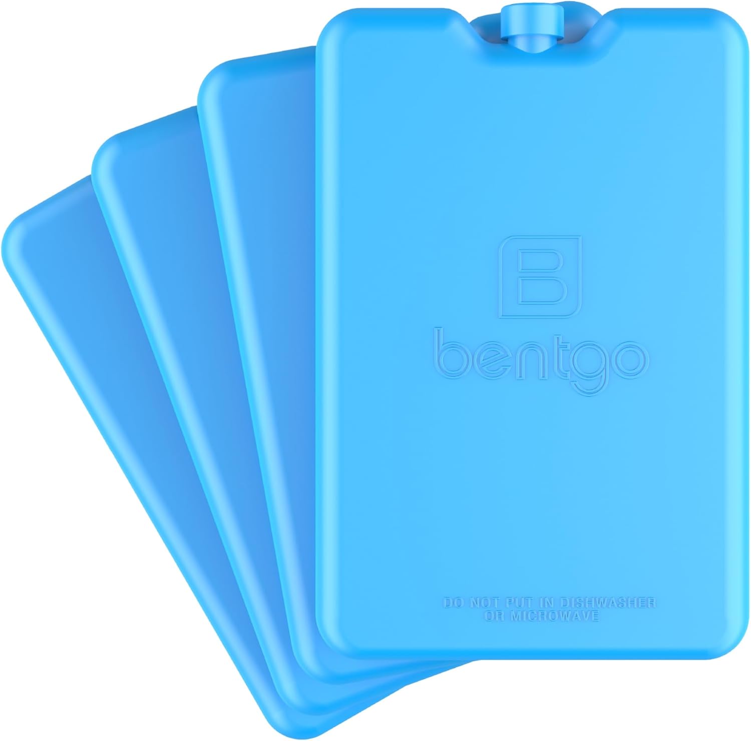 Bentgo Chillers Ice Packs, Slim Reusable Lunch Ice Packs, 4-Pack