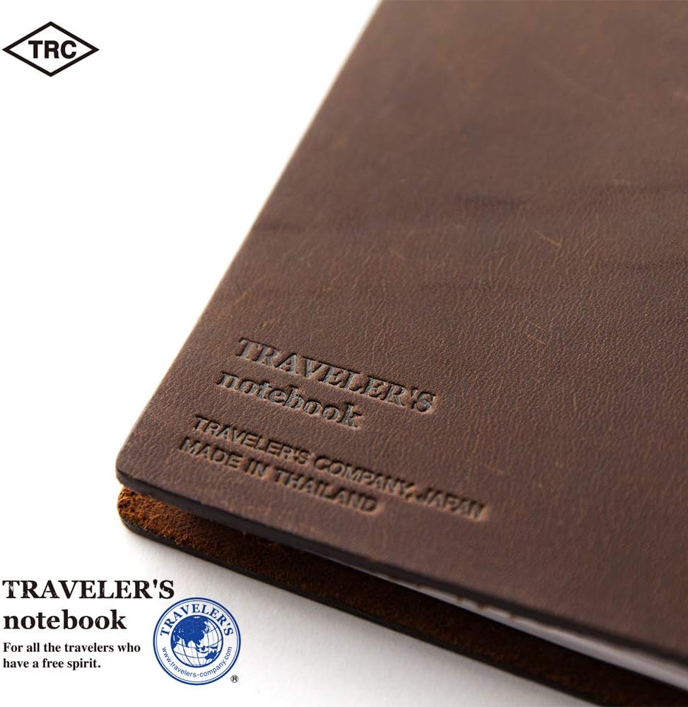 Midori Traveler's Notebook Journal Passport Size - Brown