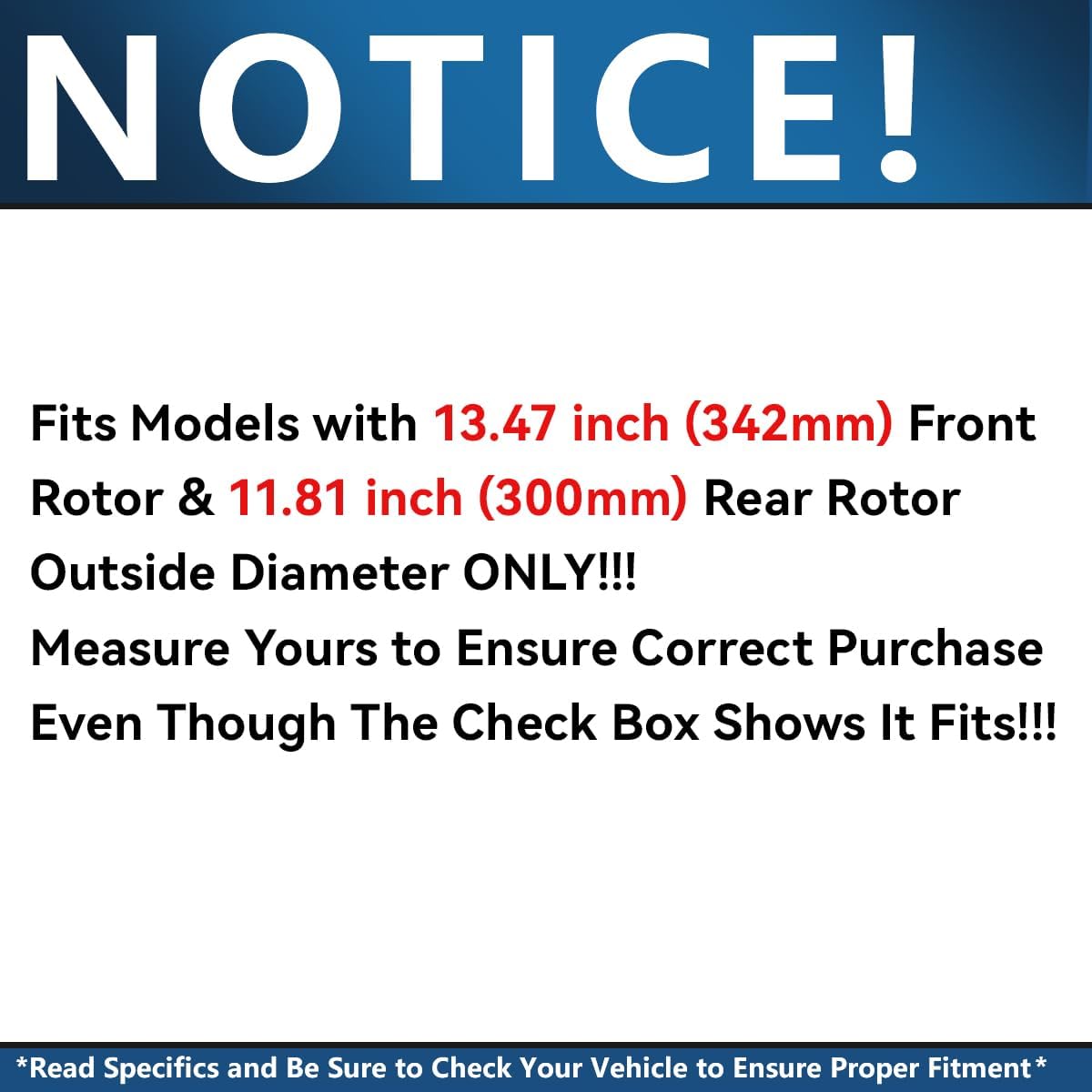 Detroit Axle - Brake Kit for 2015-2023 Mercedes-Benz C300, 2016-2018 C350e