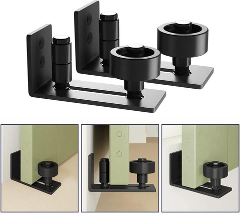 SMARTSTANDARD Sliding Barn Door Floor Guide for Bottom Adjustable Roller