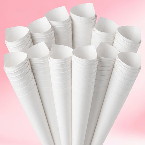 Taboom Cotton Candy Paper Cones, Disposable, 110 Pack