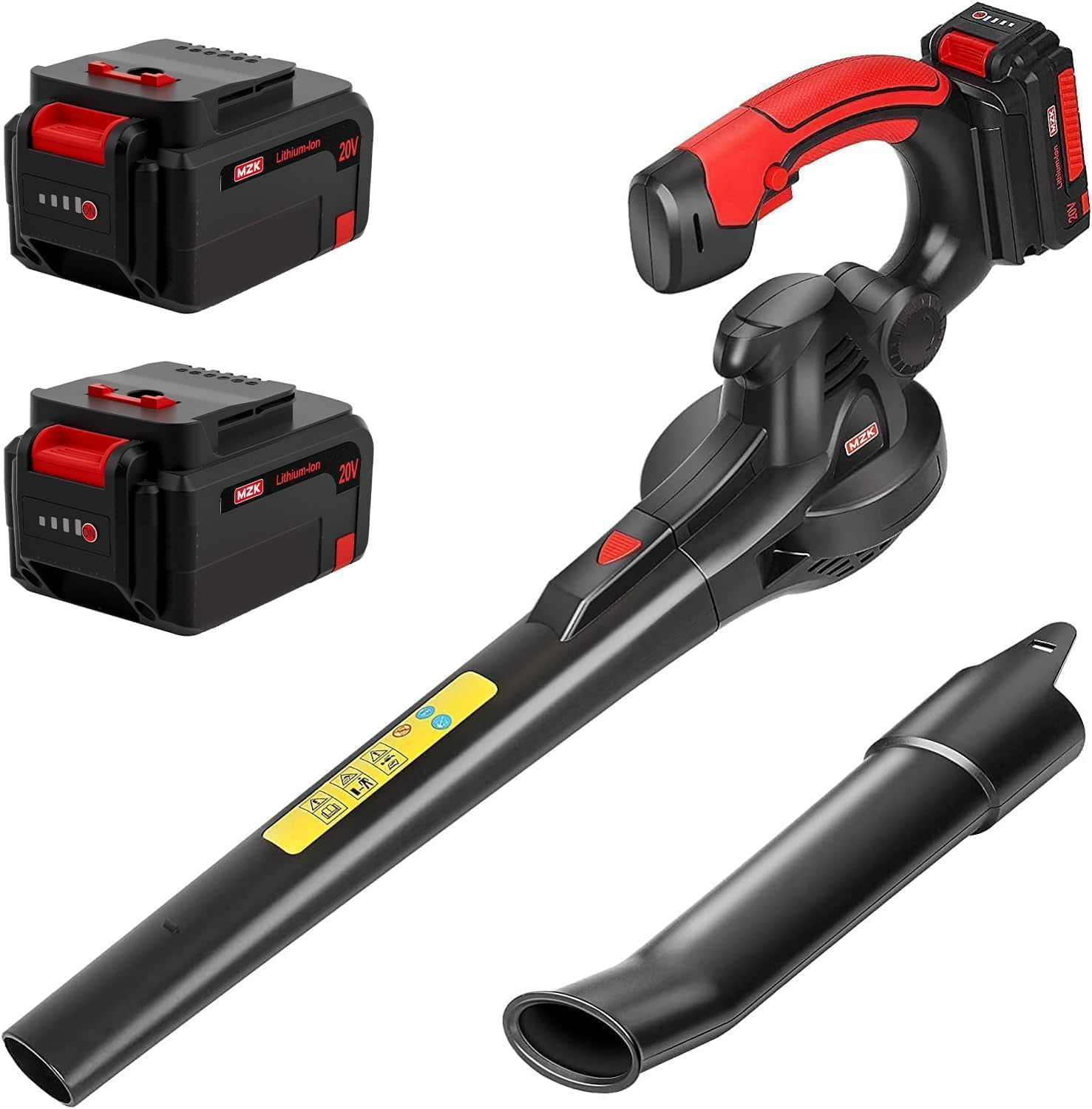 MZK 20V Cordless Leaf Blower, Lightweight Electric Blower