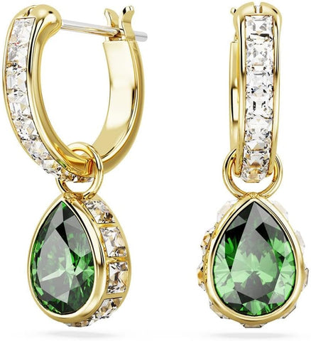 Swarovski Chroma Crystal Earring Collection, Gold Tone Finish Setting