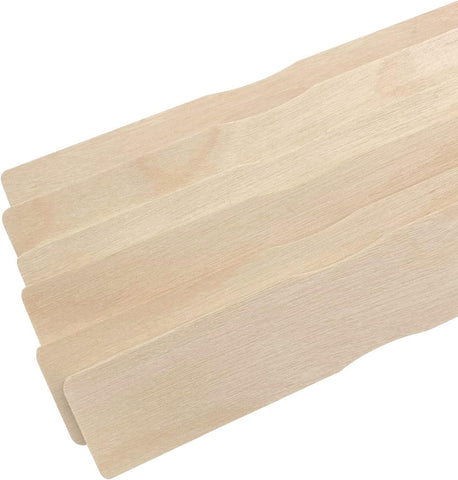15 Pack Wooden Paint Stir Sticks, Paint Stirrers, 12 Inch Paint Mixing Sticks for Epoxy and Resin, Library and Garden Markers