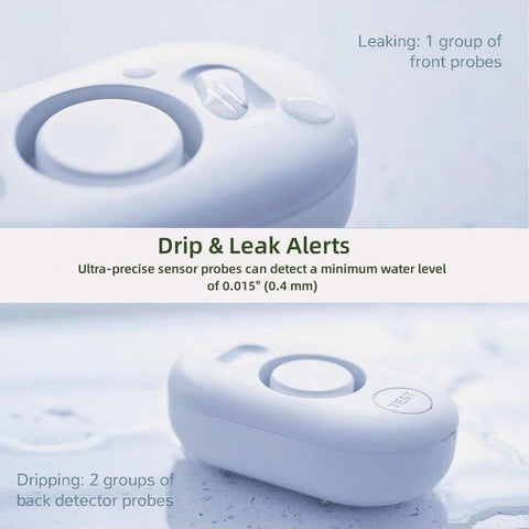 5 Pack Water Leak Detectors for Home, 100dB Water Sensor Alarm for Basement