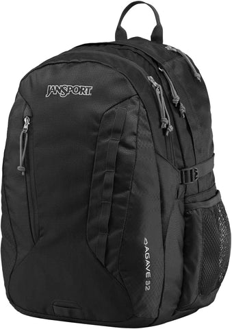 JanSport 32L Agave Hiking Backpack - 15 In Laptop, Black
