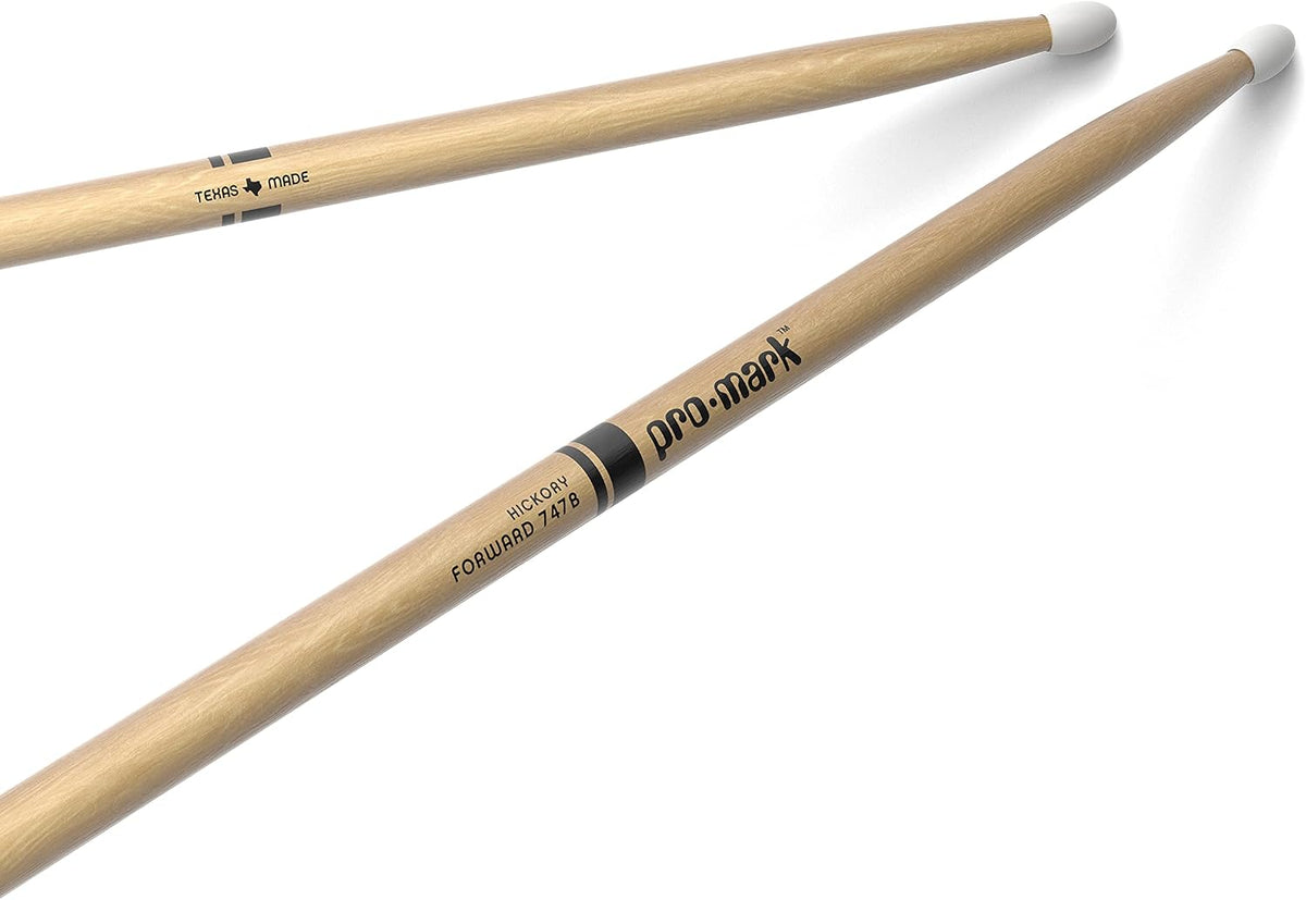 ProMark Classic Forward 747B Drumsticks, Nylon Tip