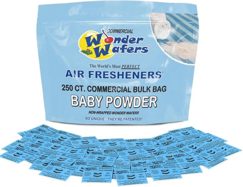 Wonder Wafers 10CT Individually Wrapped Air Fresheners CREAMY VANILLA