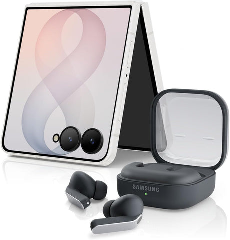Samsung Galaxy Z Flip8 Phone + Buds4 Pro + $200 Gift Card, 256GB, Cream