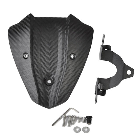 jiningxunjun Compatible with 390 Duke 390Duke Motorcycle Front Windshield Windscreen Airflow Wind Deflector Duke390 2017 2018 2019 2020 2021 2022 2023, Lavender