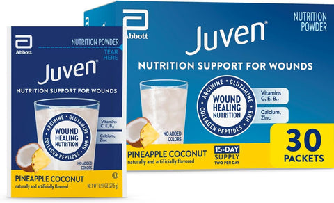 Juven Nutrition Support for Wound Healing, Pineapple Coconut, 30ct