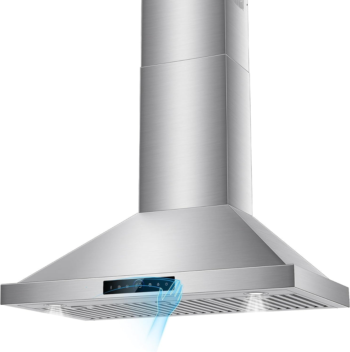 42 inch Range Hood Wall Mount, 1200 CFM Stainless Steel Stove Vent Hoods