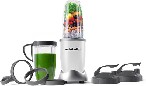 nutribullet Pro Personal Blender, Shakes, Smoothies, Food Prep, and Frozen Blending, 32 Ounce Cup, 24 Ounce Cup, Flip-top Travel Lid, 900 Watt, Matte Black, NB9-0901AK