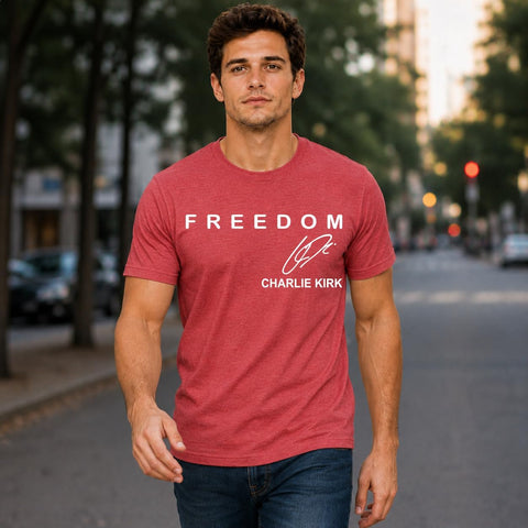 Signature Charlie Kirk Shirt, Christian Conservative Tee for Men Women