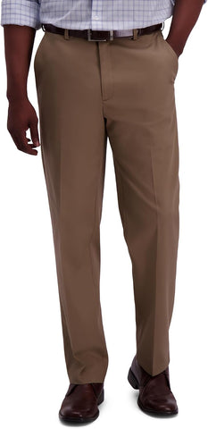 Haggar Men's Classic Fit Premium No Iron Khaki Pant