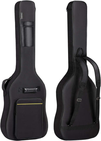 CAHAYA Bass Guitar Case Gig Bag 0.3in Thick Padded Soft Electric Bass Case