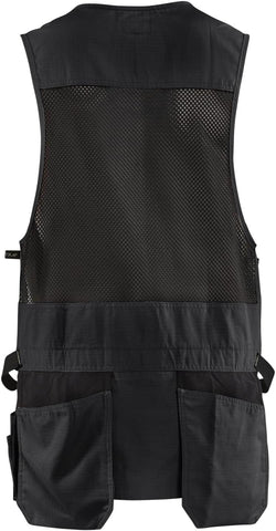 Blaklader Men's Ripstop Kangaroo Mesh Work Vest with Utility Pockets