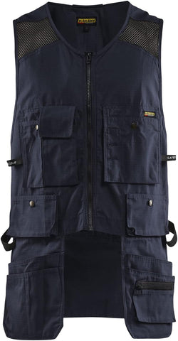 Blaklader Men's Ripstop Kangaroo Mesh Work Vest with Utility Pockets