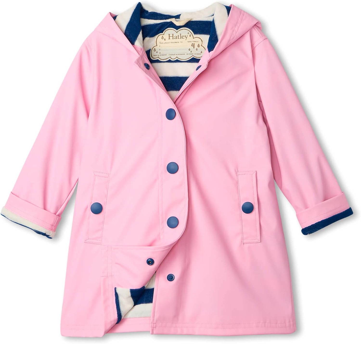 Hatley unisex-child Kids Button-up Rain Jacket