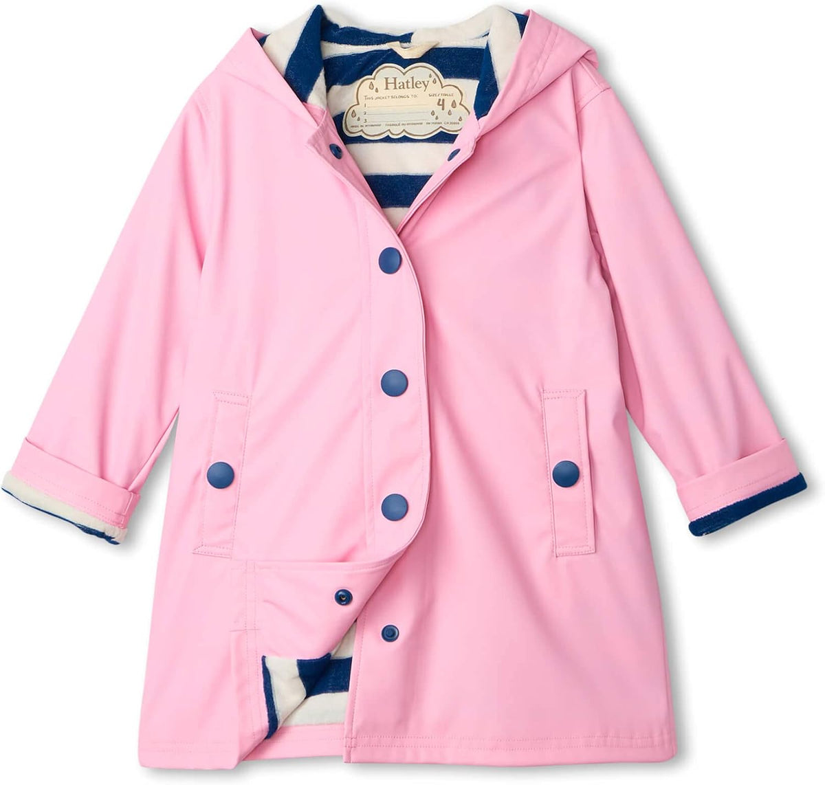 Hatley unisex-child Kids Button-up Rain Jacket