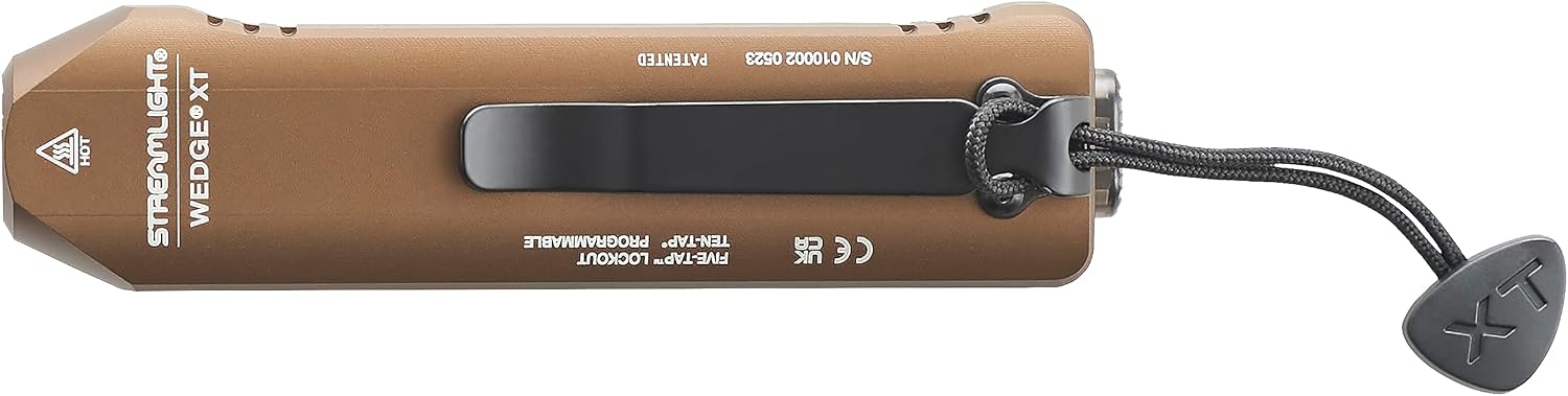 Streamlight 88813 Wedge XT 500-Lumen Flat Flashlight, Coyote
