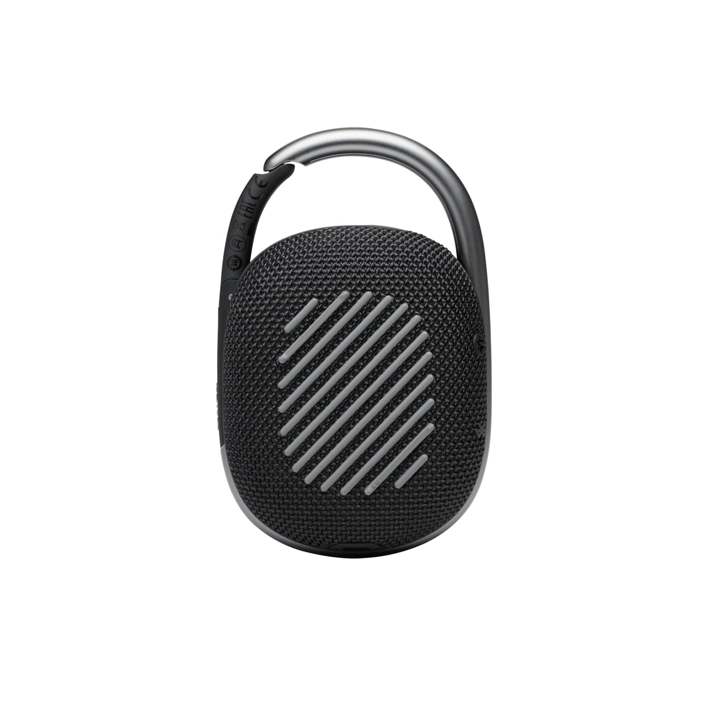 JBL Clip 4 - Portable Mini Bluetooth Speaker, big audio and punchy bass, integrated carabiner, IP67 waterproof and dustproof, 10 hours of playtime, speaker for home, outdoor and travel (Black)