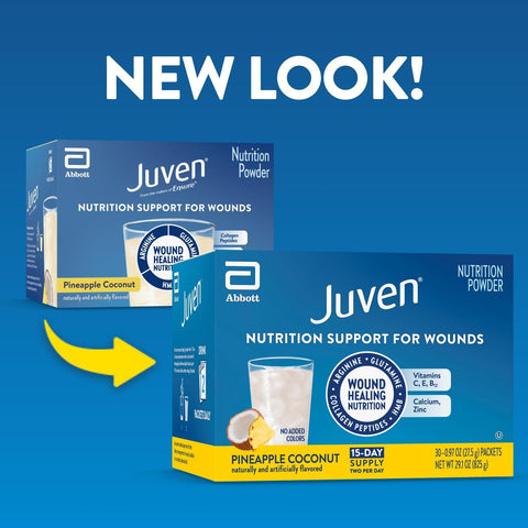 Juven Nutrition Support for Wound Healing, Pineapple Coconut, 30ct