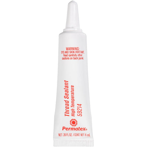 Permatex 59214 High Temperature Thread Sealant, 6 ml Tube