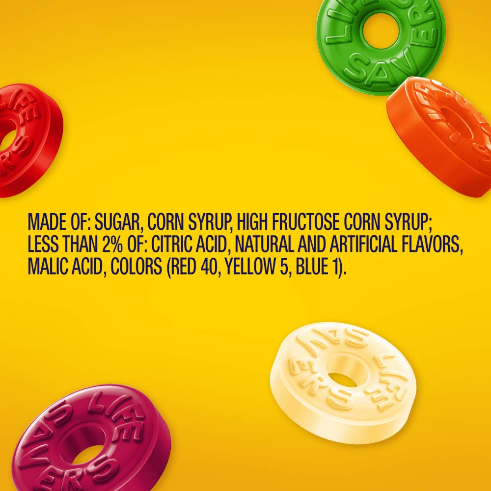 LIFE SAVERS 5 Flavors Hard Candy, Party Size, 50 oz Sharing Bag