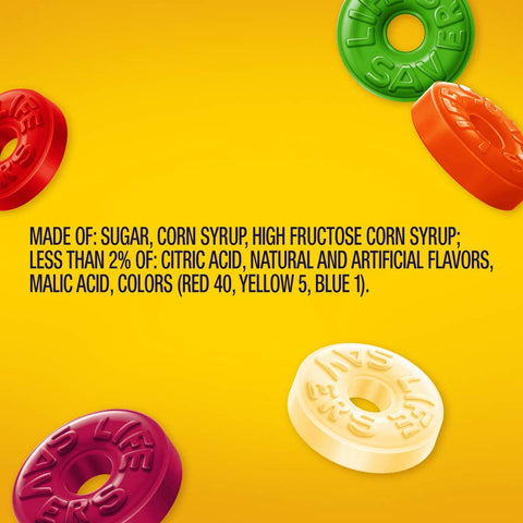 LIFE SAVERS 5 Flavors Hard Candy, Party Size, 50 oz Sharing Bag