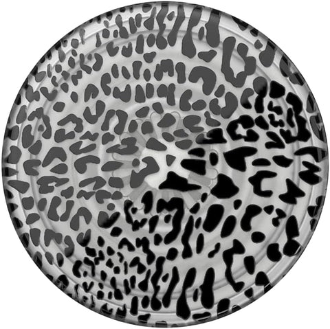 PopSockets Adhesive Phone Grip, Holder- Black Leopard