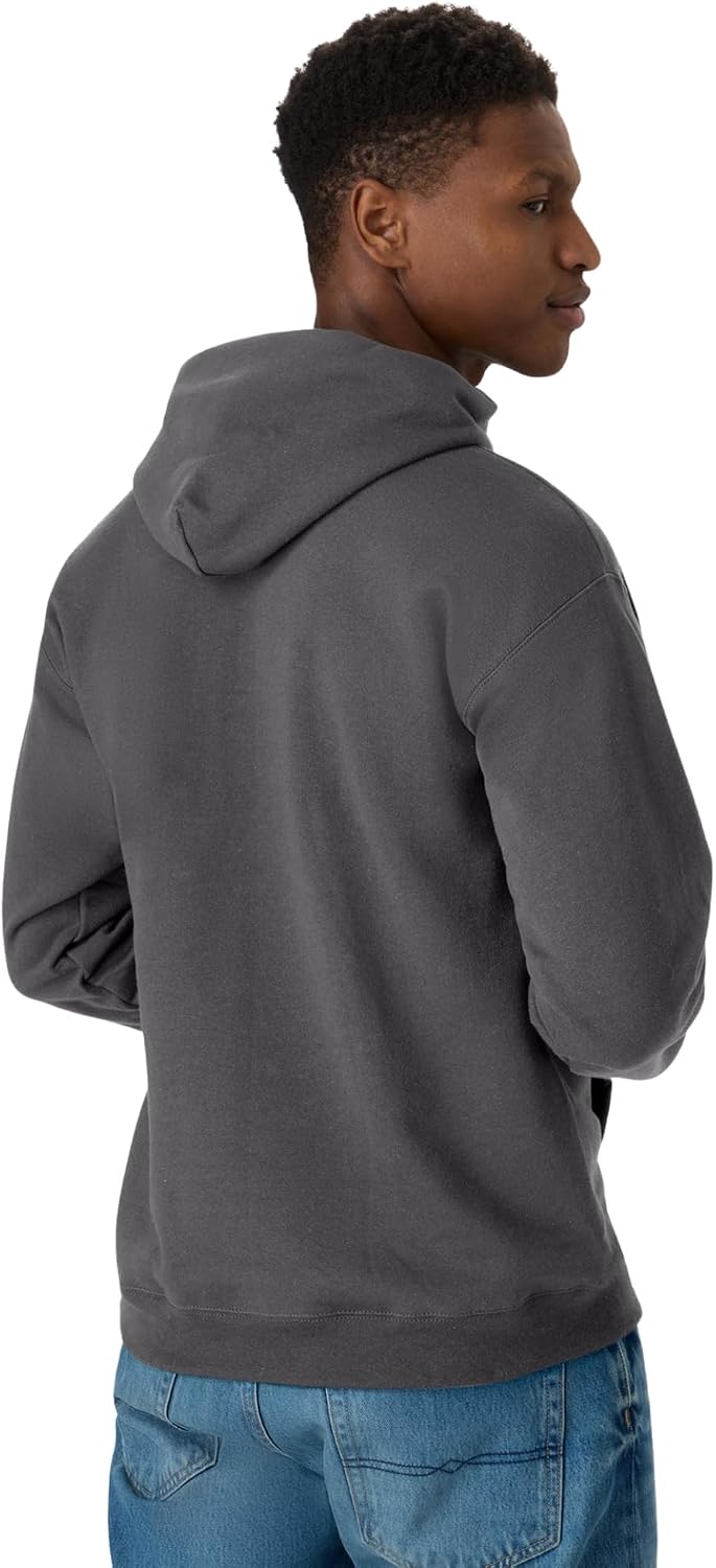 Hanes Men's Hoodie - EcoSmart Fleece Hooded Sweatshirt for Men & Women - Midweight Fleece - Big & Tall Available