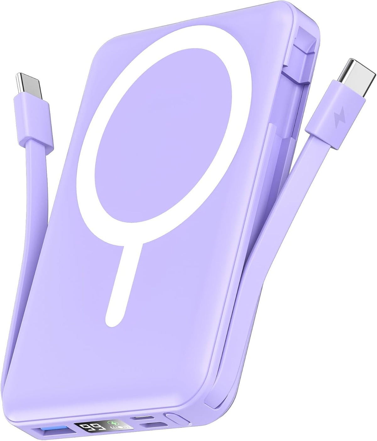 podoru for Magsafe Power Bank, 10000mAh Magnetic Portable Charger