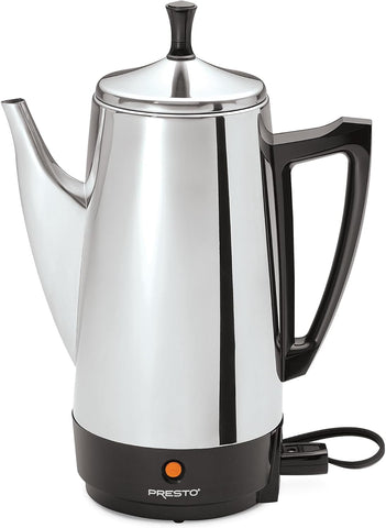 Presto 02811 Stainless Steel 12-Cup Electric Coffee Percolator