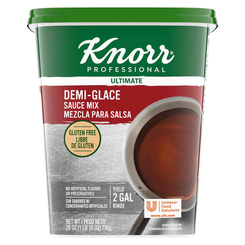 Knorr Professional Ultimate Demi-Glace Sauce Mix Tubs, 26 Oz, 4 Pack
