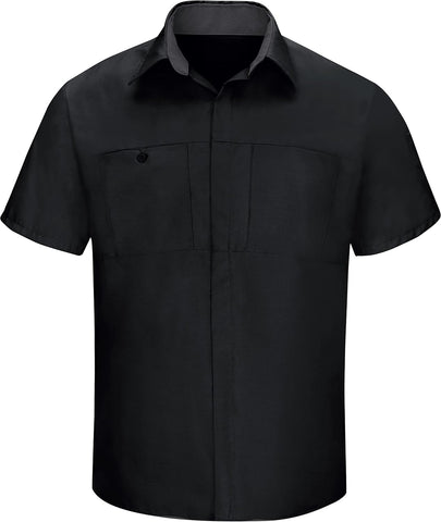 Red Kap Mens Short Sleeve Performance Plus Shop Shirt with Oilblok TechnologyShirt