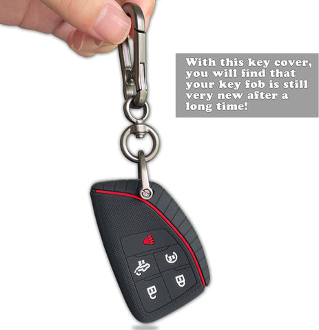 Key Fob Cover for 2026-2022 Chevy Silverado GMC Sierra 1500 2500HD 3500HD