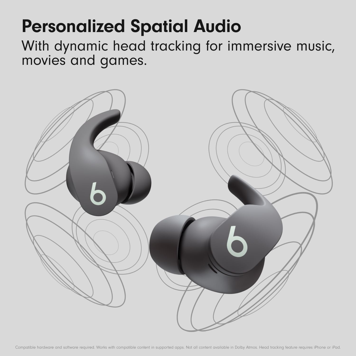 Beats Fit Pro (1st Gen) - True Wireless Noise Cancelling Earbuds - Active Noise Cancelling - Sweat Resistant Earphones, Compatible with Apple & Android, Class 1 Bluetooth® - Sage Gray