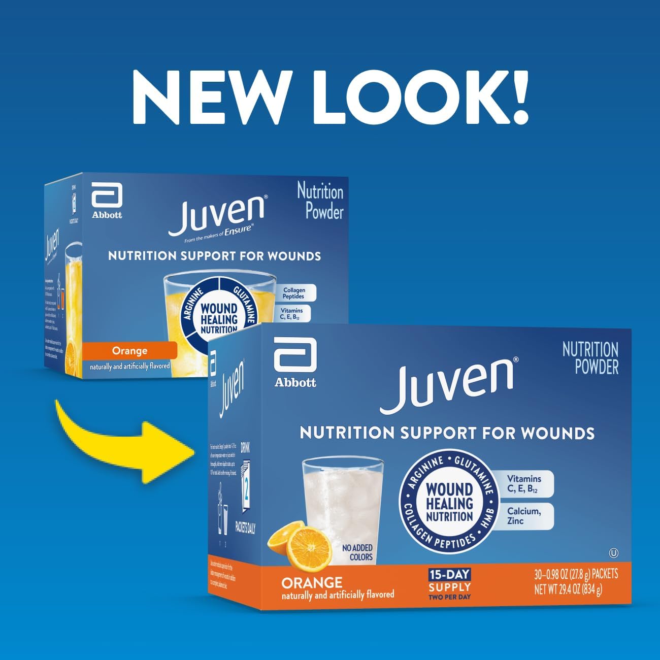 Juven Nutrition Support for Wound Healing, Orange, 30ct