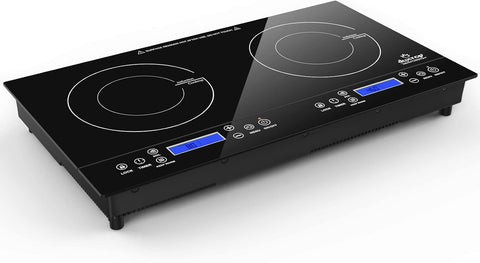 Duxtop LCD 1800W Portable Induction Cooktop 2 Burner 9720LCBI