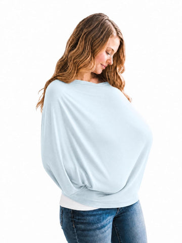 Copper Pearl Nursing Cover for Breastfeeding – Multi-Use Baby Car Seat Cover, Stroller Cover & Breast Feeding Cover Up for Women, Stretchy Breathable High Quality Cover for Boy or Girl, Air
