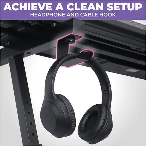 Liquid Stands Piano Keyboard Stand - Z Style Adjustable and Portable Heavy Duty Music Stand for Kids and Adults -Fits 54-88 Key Electric Pianos - Sturdy Musical Keyboard Stand (Black)