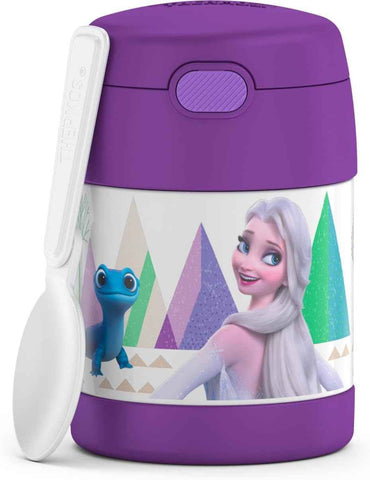 THERMOS FUNTAINER Kids Food Jar with Spoon, 10oz, Frozen 2