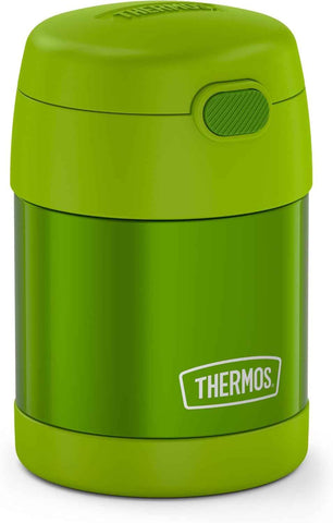 THERMOS FUNTAINER Kids Food Jar with Spoon, 10oz, Lime