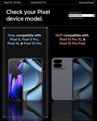 Spigen GlasTR EZ FIT Screen Protector for Pixel 10/10 Pro, Pixel 9/9 Pro