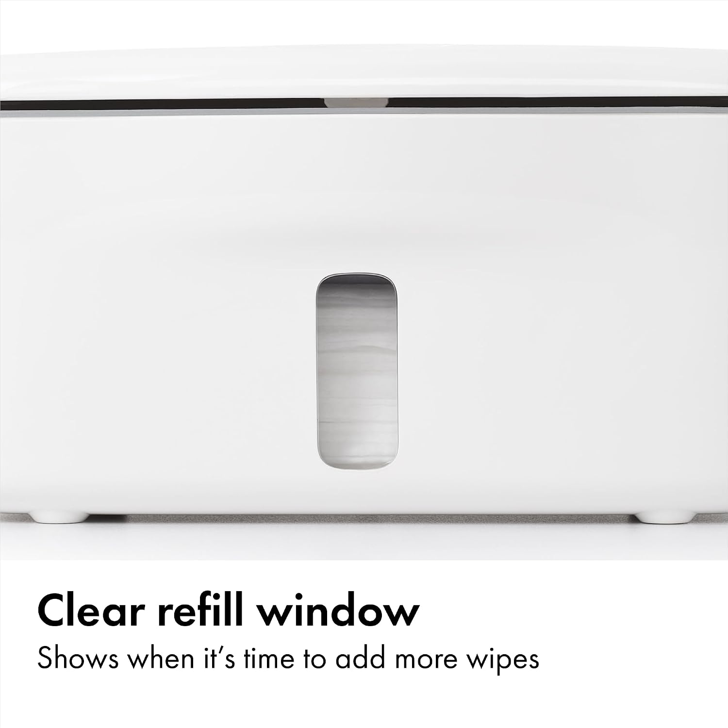 OXO Tot Perfect Pull Baby Wipes Dispenser, Refillable Wipe Holder, Gray