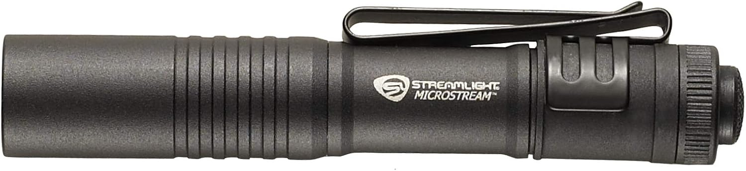 Streamlight 66318 MicroStream Pocket Flashlight, Black