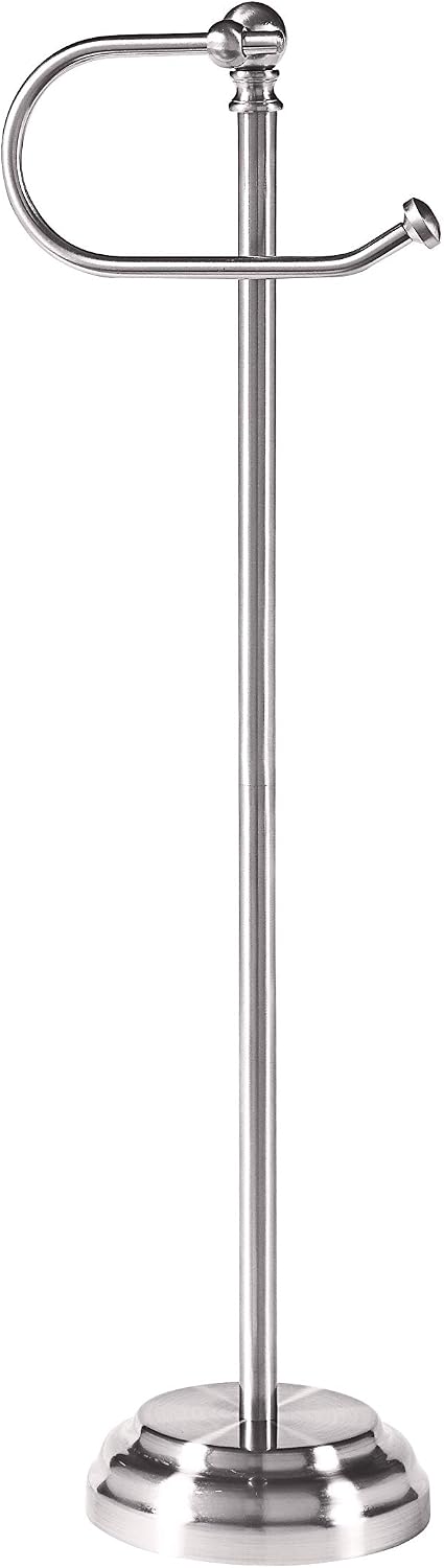 SunnyPoint Classic Bathroom Free Standing Toilet Tissue Paper Roll Holder Stand