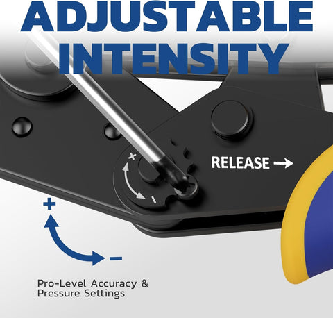 haisstronica Crimping Tool for Open Barrel Terminals, AWG 22-10, HS-5327
