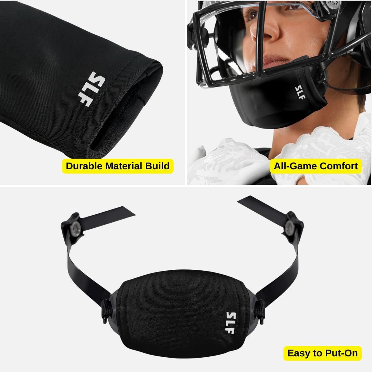 SLEEFS Football Chin Strap Cover for Sweat and Skin Irritation Protection